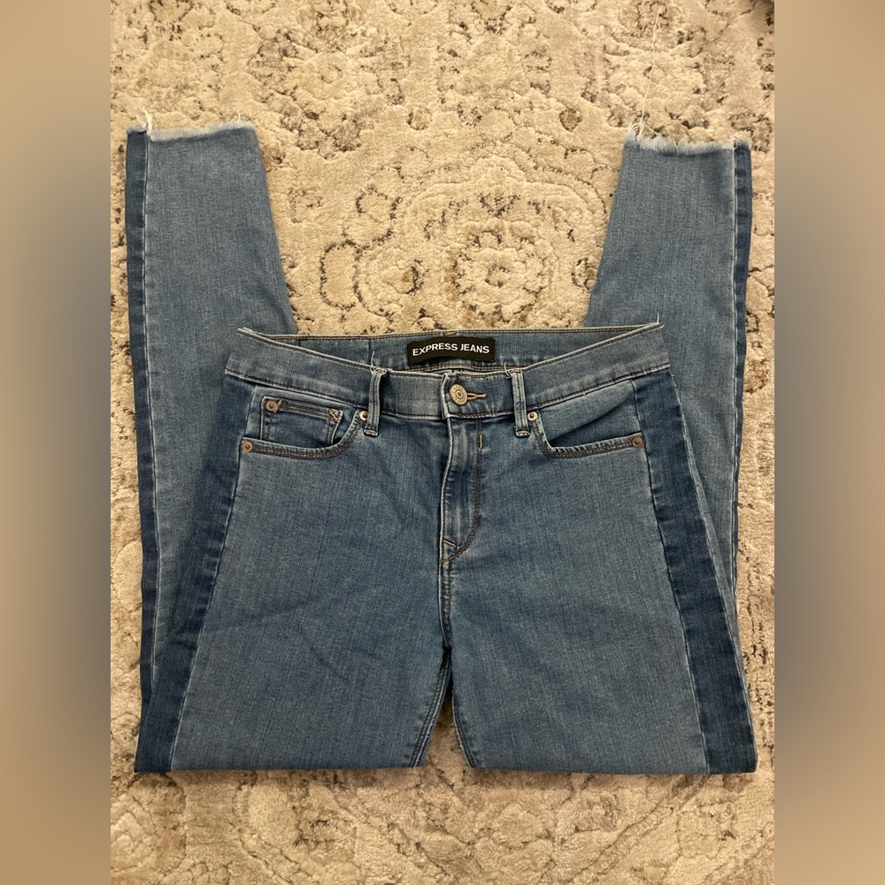 Express Colorblock Jeans - Sz 8